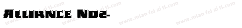 Alliance No2字体转换